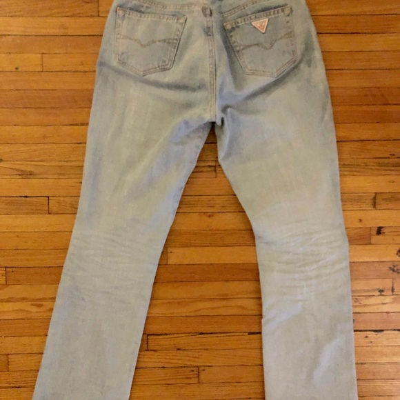 Vintage Authentic Original Guess Faded Jeans - Picture 4 of 6